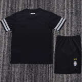 2012/2013 JUV Away Black Retro Kids Soccer Jersey