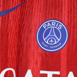 2025/26 PSG Third Red Player Version Soccer Jersey