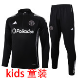 2025/26 Inter Miami Black Kids Sweater Tracksuit