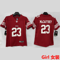 McCAFFREY #23 San Francisco 49ers Girl NFL Jersey 49人