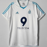 2002/04 Marseille Home White Retro Soccer Jersey