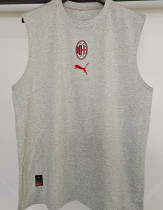2025 AC Grey Pure Cotton Vest Jersey