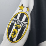 1997/98 JUV Home Retro Fans Soccer Jersey 带左胸前三色盾