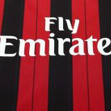 2013/14 AC Home Retro Kids Long Sleeve Soccer Jersey