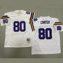 CARTER #80 Men's Minnesota Vikings Retro NFL Jersey 维京人