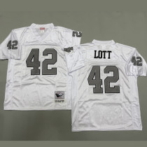 LOTT #42 Men's Las Vegas Raiders Retro NFL Jersey 突袭者