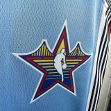 2025 ALL-STAR LILLARD # 0  Baby Blue NBA Jerseys