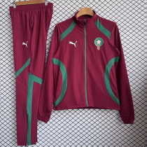 2026/27 Morocco Red Windbreaker Jacket  （A Set）