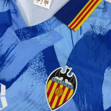 1990/1991 Valencia Away Retro Soccer Jersey