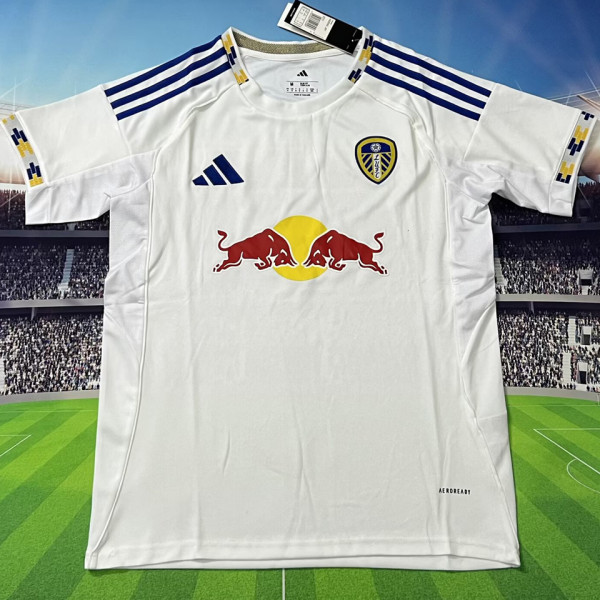 2025/26 Leeds United Home White Fans Soccer Jersey