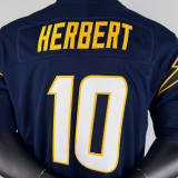 HERBERT #10 Men's Los Angeles Chargers NFL Jersey 闪电