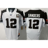 SANDERS #12 Men's Cleveland Browns NFL Jersey 布朗  (3代）
