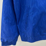 1998 Japan Blue And White Retro Reversible Windbreaker 双面