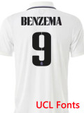 2022/23 RM Home 1:1 Quality White Fans Soccer Jersey