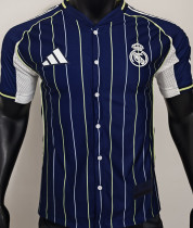 2025/26 RM Baseball Player Version T-Shirt  硅胶版