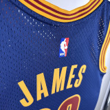 2011/12 Cleveland JAMES #23 Sapphire Blue Retro NBA Jerseys 热压