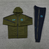 2025 Napoli Green Zipper Jacket Tracksuit