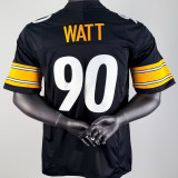 WATT #90 Men's Pittsburgh Steelers NFL Jersey 钢人