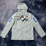 2025 Santos White Retro style Windbreaker