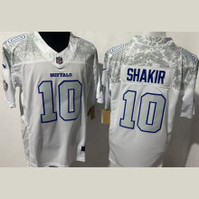 SHAKIR #10 Men's Buffalo Bills NFL Jersey 布法罗比尔  (3代）