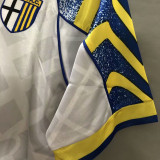 1995/97 Parma Away White Retro Soccer Jersey