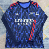 2025/26 ARS Away Blue Fans Long Sleeve Soccer Jersey