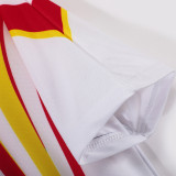 1996 Spain Away White Retro Soccer Jersey