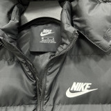 2026/27 NK Black Cotton Vest Jacket J5503 黑色带帽