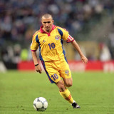 2000 Romania Home Yellow Retro Fans Soccer Jersey