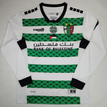 2024/25 Palestino Green White  Long Sleeve Soccer Jersey