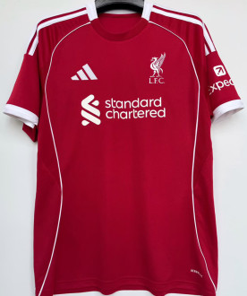 2025/26 LFC 1:1 Quality Home Red Fans Soccer Jersey