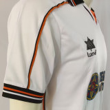1999/2000 Valencia Home White Retro Soccer Jersey
