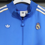 2025/26 RM Blue Retro style Jacket Tracksuit