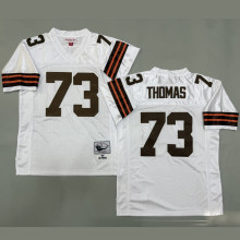 THOMAS #73 Men's Cleveland Browns Retro NFL Jersey 布朗