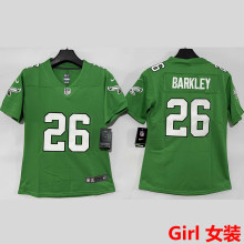 BARKLEY #26 Philadelphia Eagles Girl NFL Jersey 老鹰