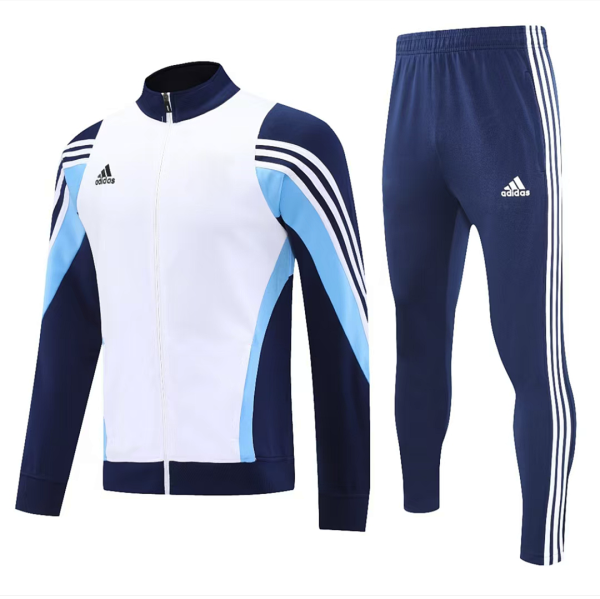 2026/27 AD~  White Baby Blue Jacket Tracksuit