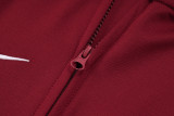 2025/26 Miami Heat Maroon Hoody Zipper Jacket Tracksuit