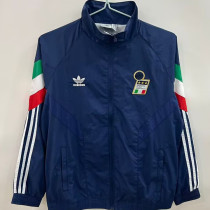 2025/26 Italy Blue Retro Style Windbreaker