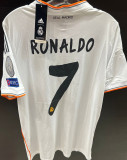 2013/14 RM White Home Retro Player Version Soccer Jersey  球员版