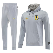 2025/26 M Utd Grey Hoody Zipper Jacket