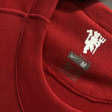 2007/08 M Utd Home Red Retro Soccer Jersey League Version 联赛版