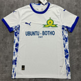 2025/26 Mamelodi Sundowns Away White Fans Soccer Jersey 马梅洛迪日落