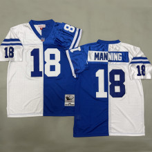 MANNING #18 Men's Indianapolis Colts Retro NFL Jersey  小马