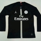 2018/19 PSG JD Black Long Sleeve Soccer Jersey