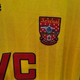 1993/94 ARS Away Yellow Retro Long Sleeve Soccer Jersey