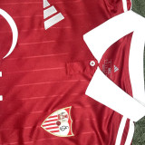 2025/26 Sevilla FC Away Red Fans Soccer Jersey