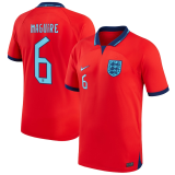 2022/23 England 1:1 Quality Away Red Fans Soccer Jersey