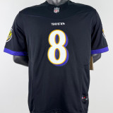 JACKSON #8 Men's Baltimore Ravens NFL Jersey 乌鸦