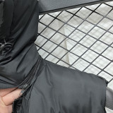 2026/27 NK x AIR Black Cotton Vest Jacket J5502 黑色带帽