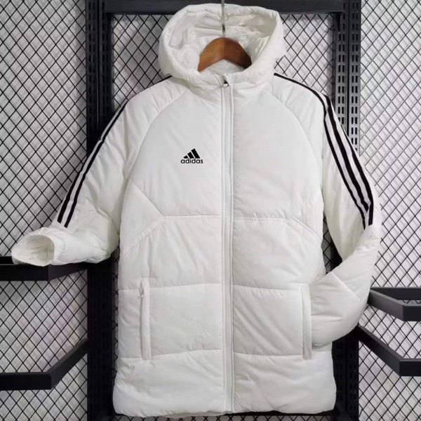2023/24 Ad White Cotton Jacket 黑三边